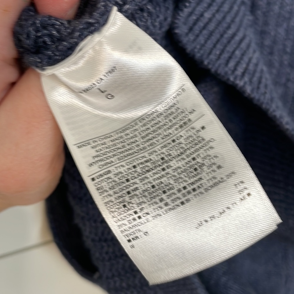 Banana Republic Assymetrical Zip Sweater Vest L - Picture 4 of 8